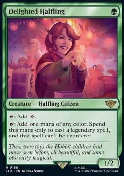 Delighted Halfling - The Lord of the Rings Tales of Middle earth 