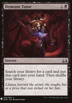 Demonic Tutor - Mystery Booster 