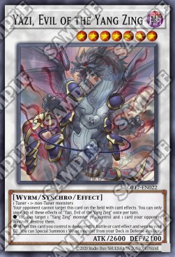 Yazi, Evil of the Yang Zing 