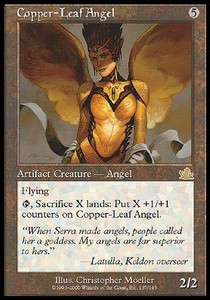 Copper Leaf Angel - Prophecy 