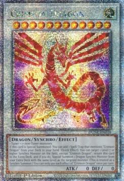 Crimson Dragon (V.3 - Quarter Century Secret Rare) 