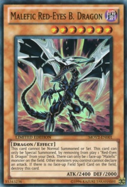 Malefic Red-Eyes B. Dragon (V.3 - Super Rare) 
