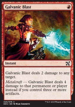 Galvanic Blast - Duel Decks Elves vs. Inventors 