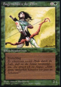Elvish Archers - Foreign Black Bordered 