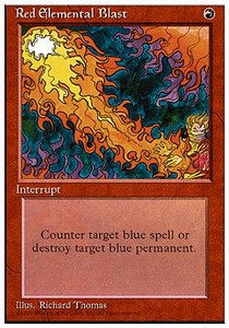Red Elemental Blast - Fourth Edition 