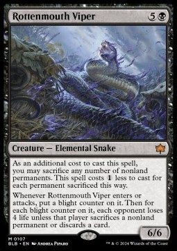 Rottenmouth Viper - Bloomburrow 