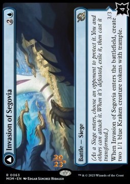 Invasion of Segovia Caetus Sea Tyrant of Segovia (V.1) - March of the Machine Promos 