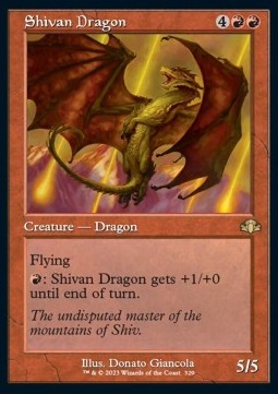 Shivan Dragon - Dominaria Remastered Extras 