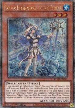 Water Enchantress of the Temple (V.2 - Quarter Century Secret Rare) 