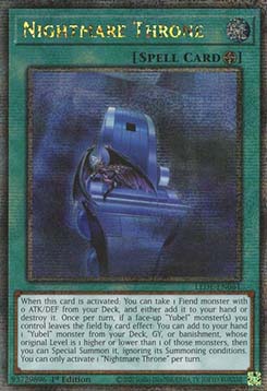 Nightmare Throne (V.2 Quarter Century Secret Rare) 