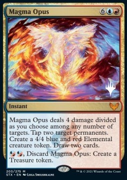 Magma Opus (V.2) - Strixhaven School of Mages Promos 