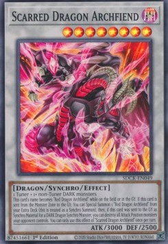 Scarred Dragon Archfiend 