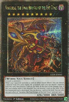 Varudras the Final Bringer of the End Times (V.2 Quarter Century Secret Rare) 