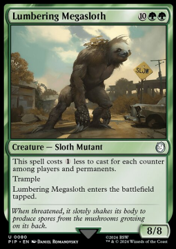 Lumbering Megasloth - Universes Beyond Fallout 