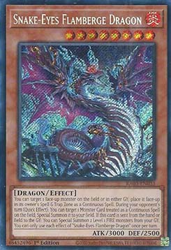Snake Eyes Flamberge Dragon (V.3 Secret Rare) 