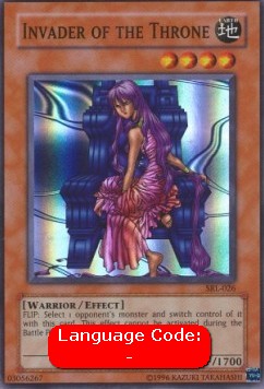 Invader of the Throne (V.2 - Super Rare) 