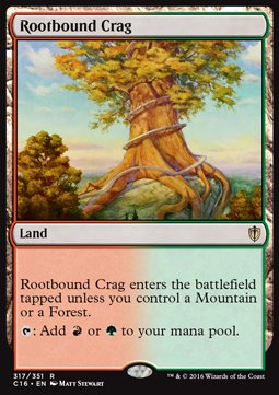 Rootbound Crag - Commander 2016 