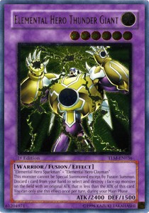 Elemental Hero Thunder Giant (V.2 - Ultimate Rare) 