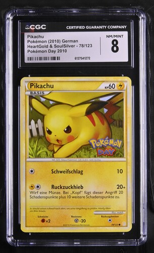 Pikachu - HS 78 - German - CGC 8 