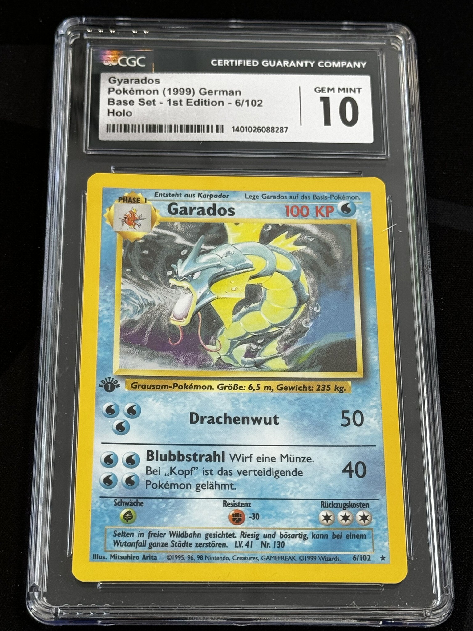 Gyarados - BS 6 - German - CGC 10