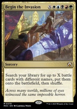 Begin the Invasion - Commander March of the Machine 