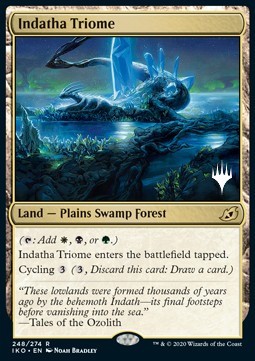 Indatha Triome (V.1) - Ikoria Lair of Behemoths Promos 