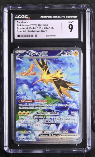Zapdos ex - MEW 202 - German - CGC 9 