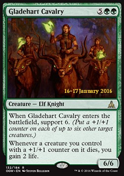 Gladehart Cavalry (V.1) - Oath of the Gatewatch Promos 