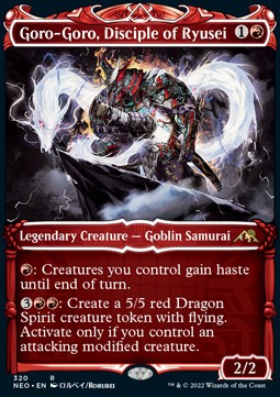 Goro Goro Disciple of Ryusei (V.1) - Kamigawa Neon Dynasty Extras 