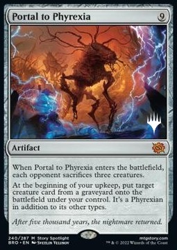 Portal to Phyrexia (V.2) - The Brothers War Promos 