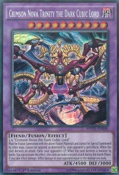 Crimson Nova Trinity the Dark Cubic Lord (V.3 - Secret Rare) 