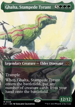 Ghalta Stampede Tyrant - The Lost Caverns of Ixalan Extras 