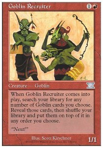 Goblin Recruiter - Sixth Edition 