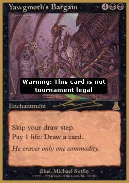 Yawgmoths Bargain - WCD 2000 Nicolas Labarre 