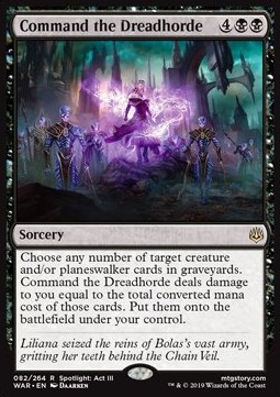 Command the Dreadhorde - War of the Spark 
