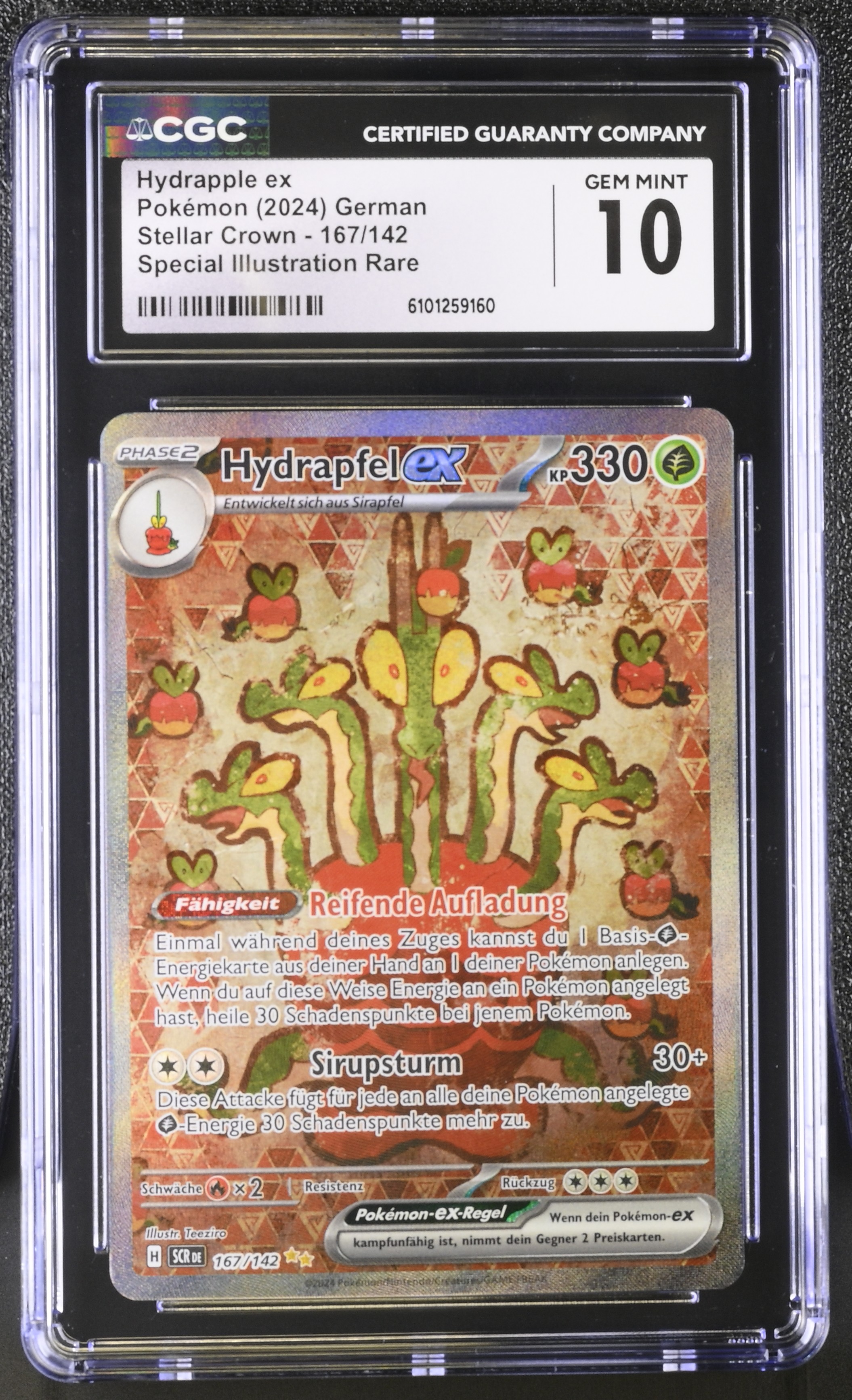 Hydrapple ex - SCR 167 - German - CGC 10 