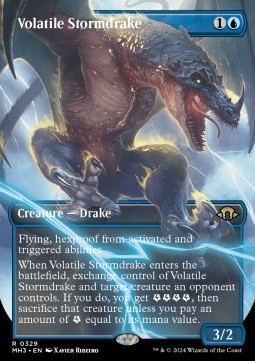 Volatile Stormdrake (V.1) - Modern Horizons 3 Extras 