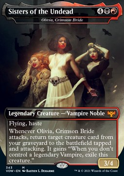 Olivia Crimson Bride (V.2) - Innistrad Crimson Vow Extras 