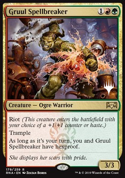 Gruul Spellbreaker - Throne of Eldraine Promos 