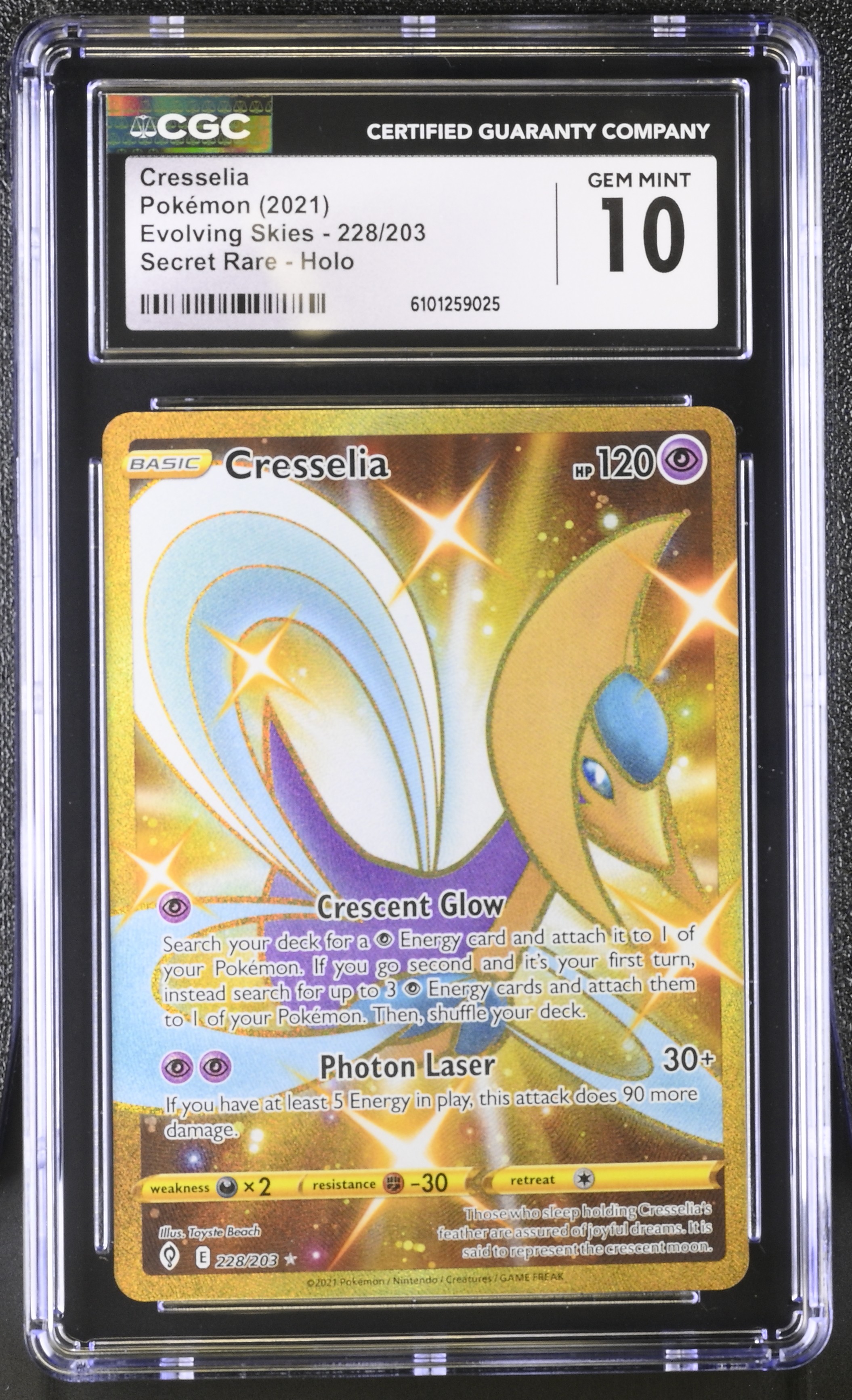 Cresselia - EVS 228 - English - CGC 10 