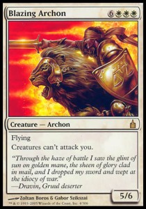Blazing Archon - Ravnica City of Guilds 