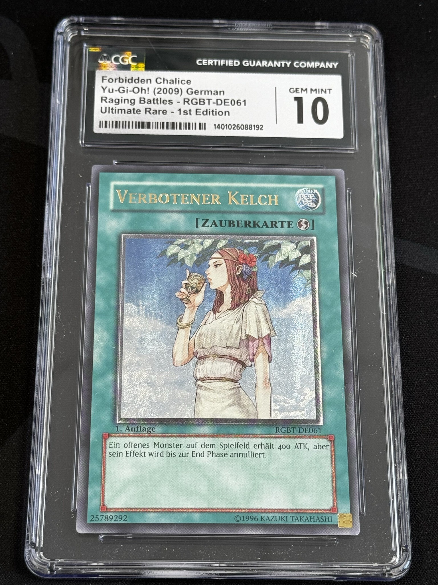 Forbidden Chalice (V.2 - Ultimate Rare) - RGBT 61 - German - CGC 10 