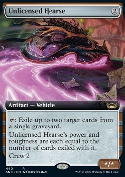 Unlicensed Hearse - Streets of New Capenna Extras 