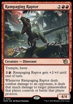 Rampaging Raptor (V.1) - March of the Machine Promos 
