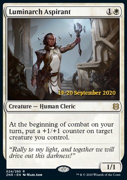 Luminarch Aspirant (V.2) - Zendikar Rising Promos 