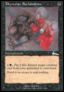Phyrexian Reclamation - Urzas Legacy 