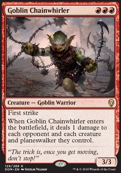 Goblin Chainwhirler - Dominaria 