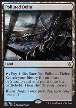Polluted Delta - Khans of Tarkir 
