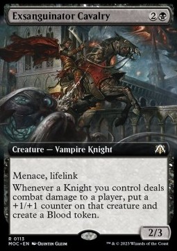 Exsanguinator Cavalry - Commander March of the Machine Extras 