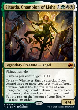 Sigarda Champion of Light - Innistrad Midnight Hunt 